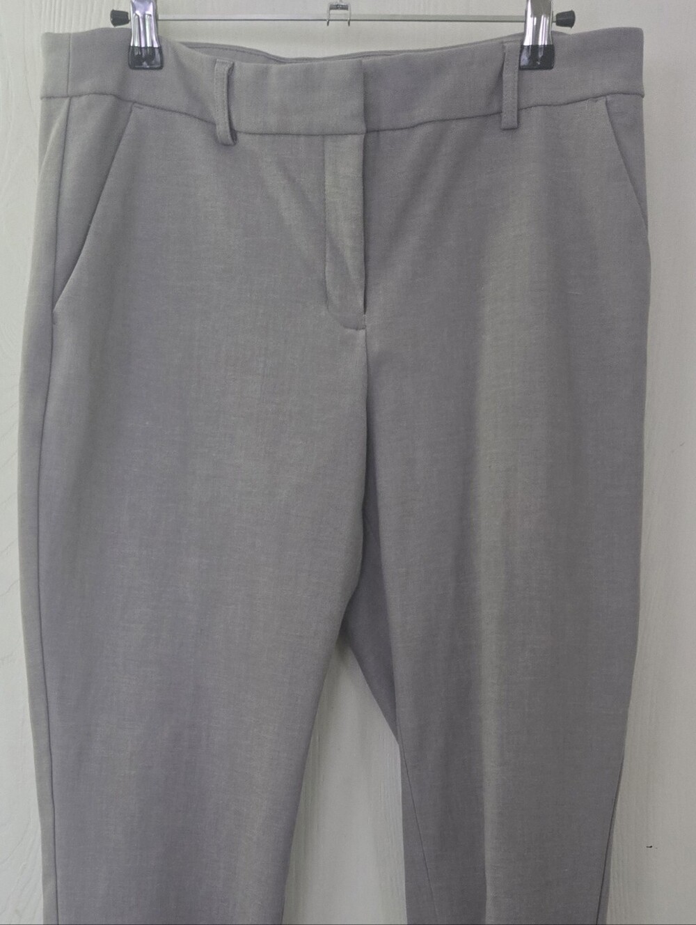 Express Columnust Women's Light Gray Womens Dress Pants